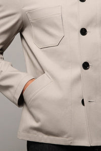 Marchant Unlined Shacket - Showerproof Putty