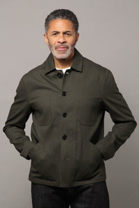 Marchant Unlined Shacket - Showerproof Olive