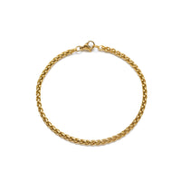 Wheat Bracelet (Gold) 3mm