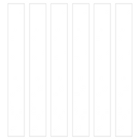 White Paper Chain Card Strips. 5 Meter / 16 Feet Long. Wedding Party Decor
