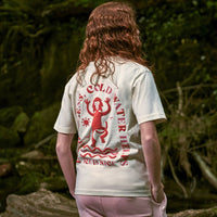 Women's Life Happens Cold Water Helps Off White T-Shirt