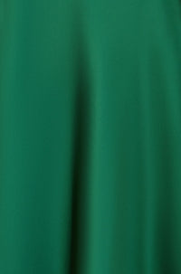 Yumi Green Satin Midi Skirt