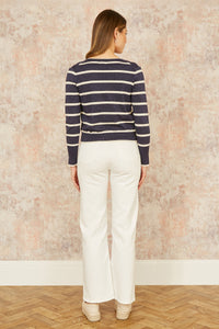 Yumi White Wide Leg High Waist Jeans
