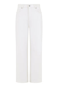 Yumi White Wide Leg High Waist Jeans