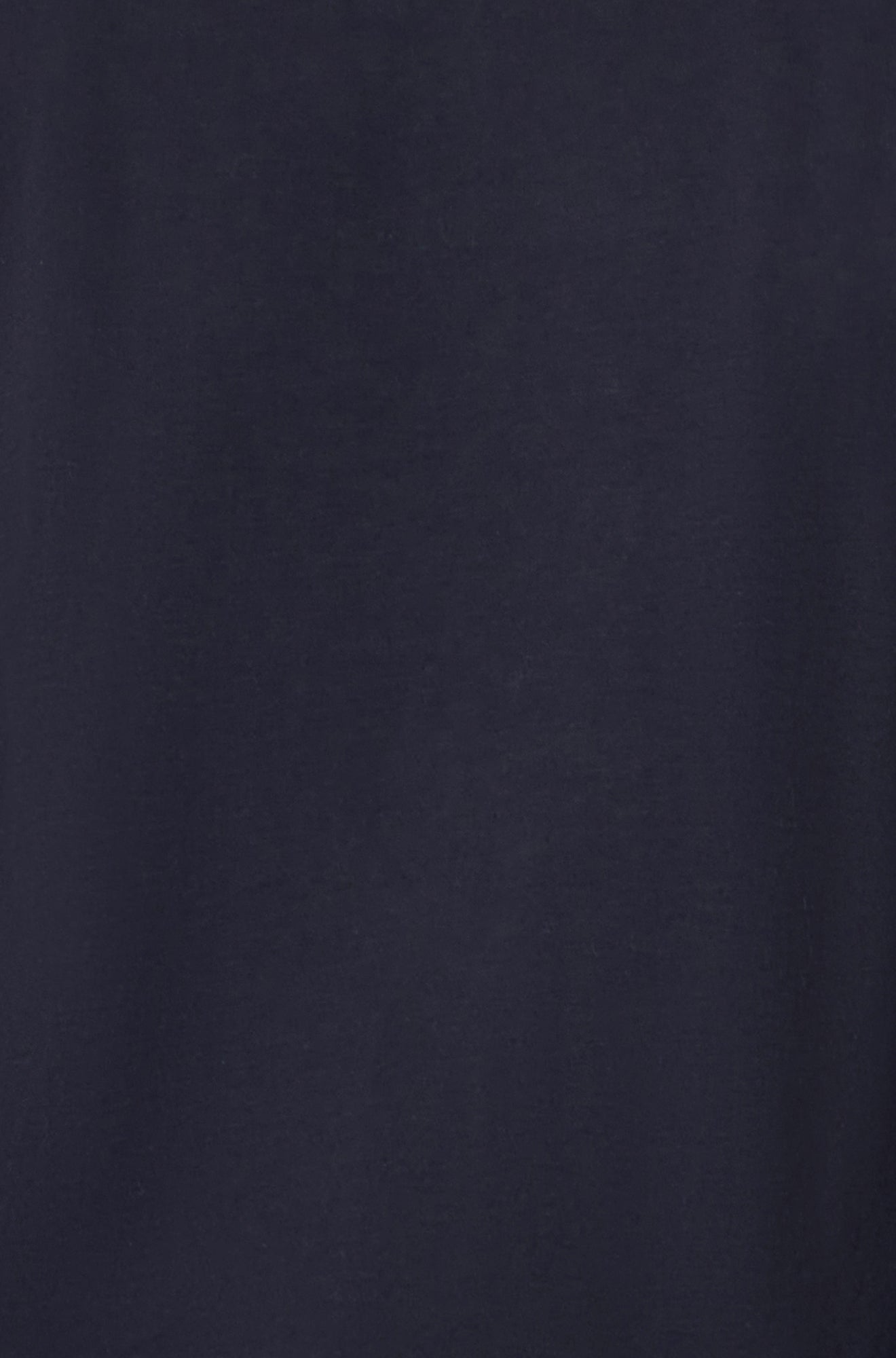 Yumi Navy Stretch Cotton Jersey Long Sleeve Top