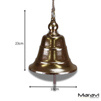 Yanika Hanging Bell Gold Colour 20cm