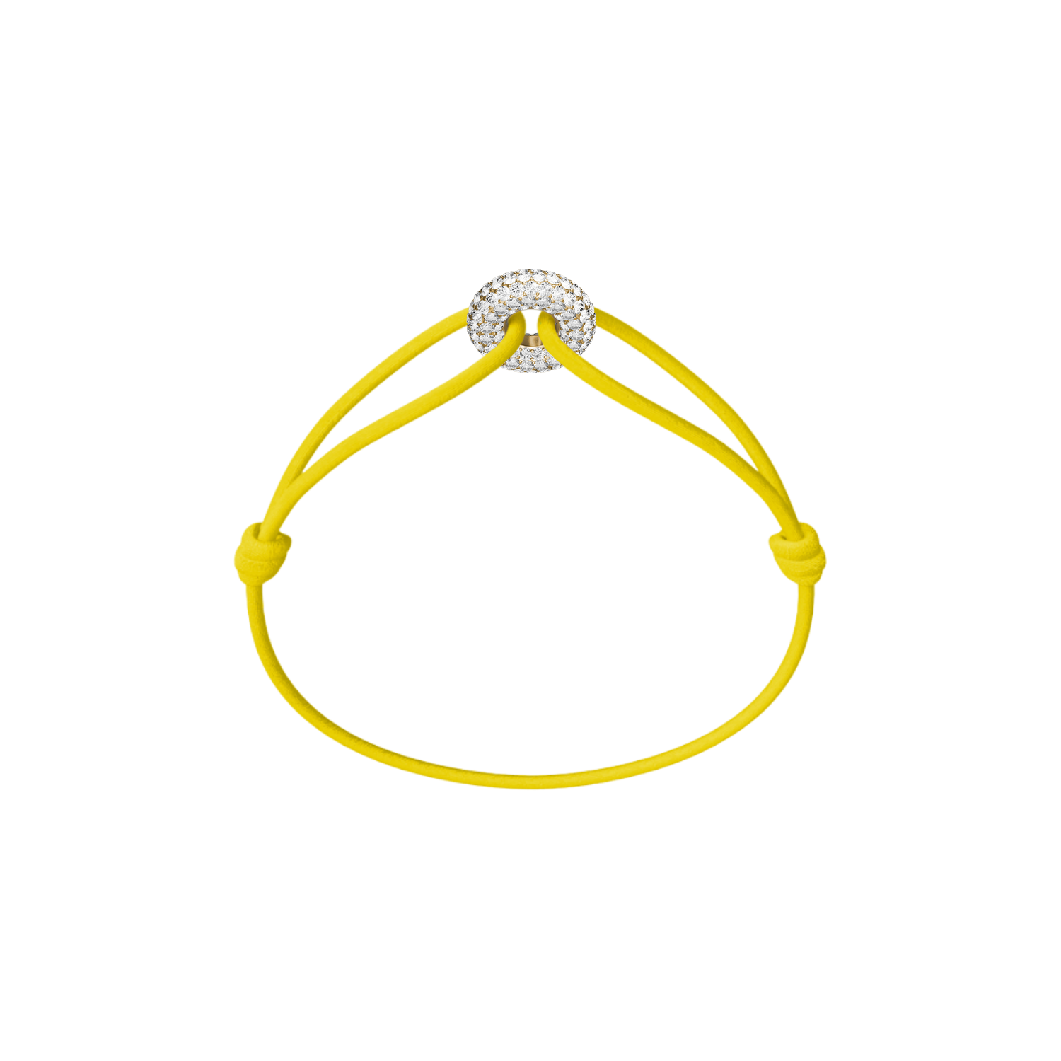 Mini Golden Soho Pavé Cord Bracelet