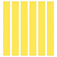Yellow Paper Chain Card Strips. 5 Meter / 16 Feet Long. Wedding Party Decor