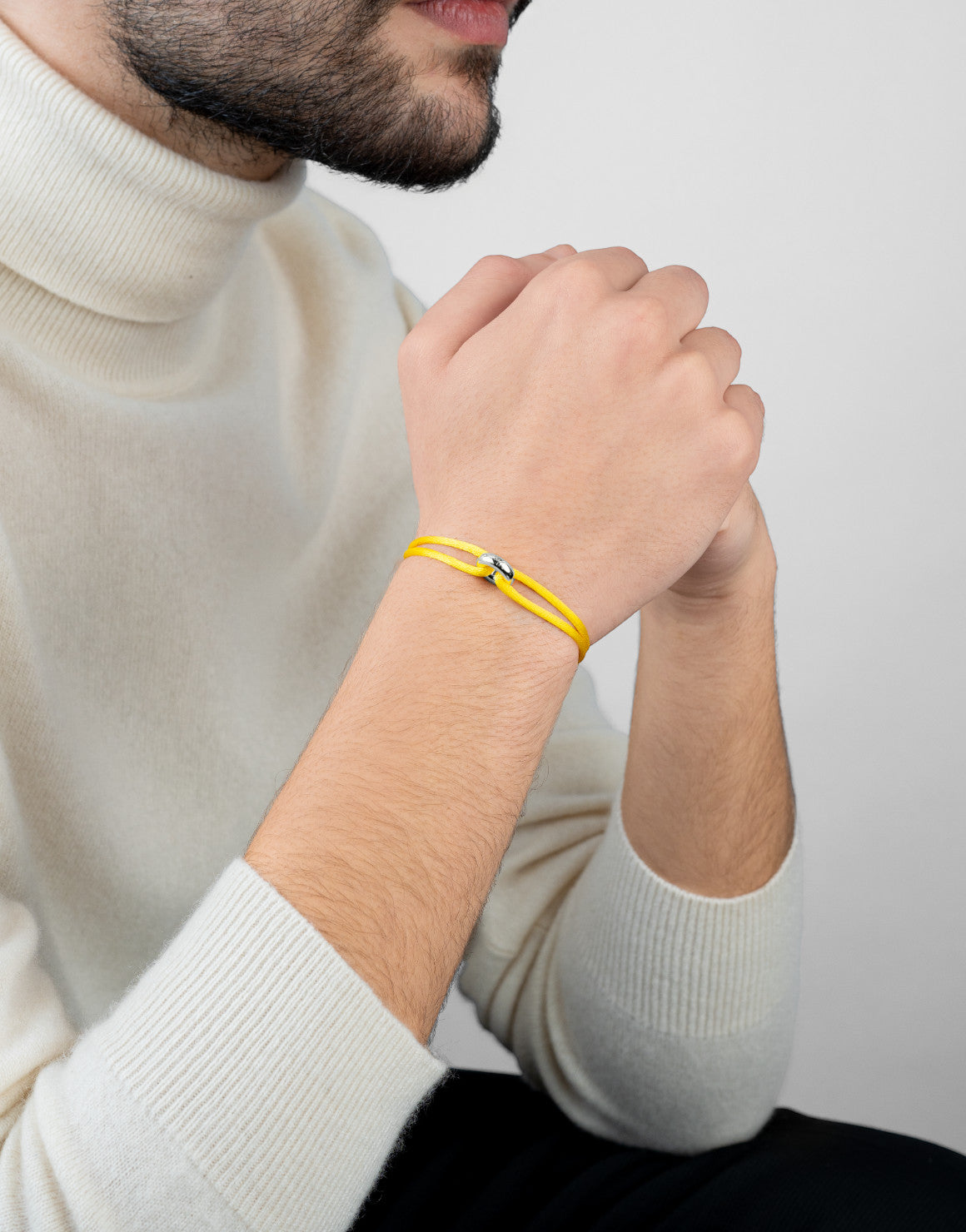 Silver Soho Cord Bracelet