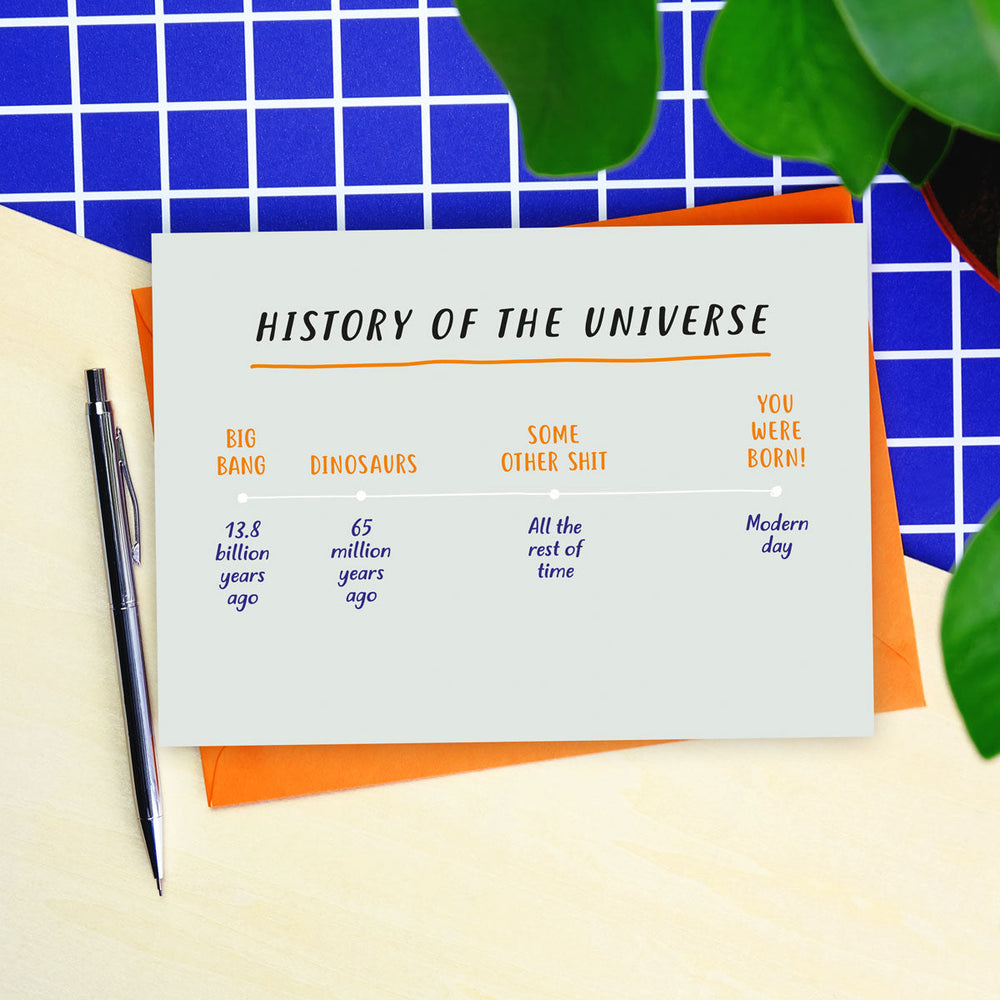 You Were Born Birthday Card