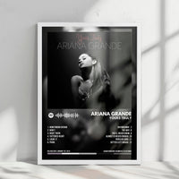 Ariana Grande "Yours Truly" Album Cover Poster - with Complete Tracklist