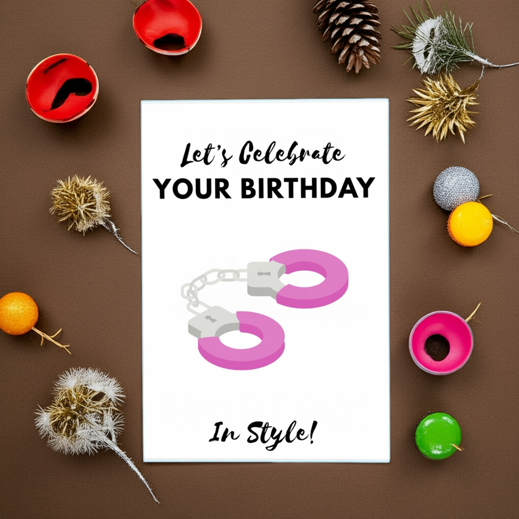 "Celebrate In Style!" Kinky Birthday Card