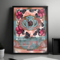 Sza "Z" Album Cover Poster - with Complete Tracklist