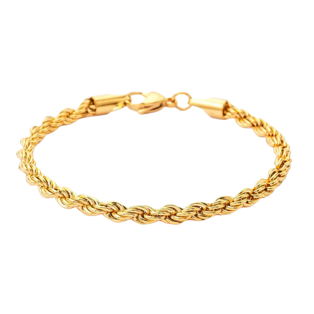 Rope Bracelet (Gold) 6mm
