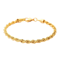 Rope Bracelet (Gold) 6mm