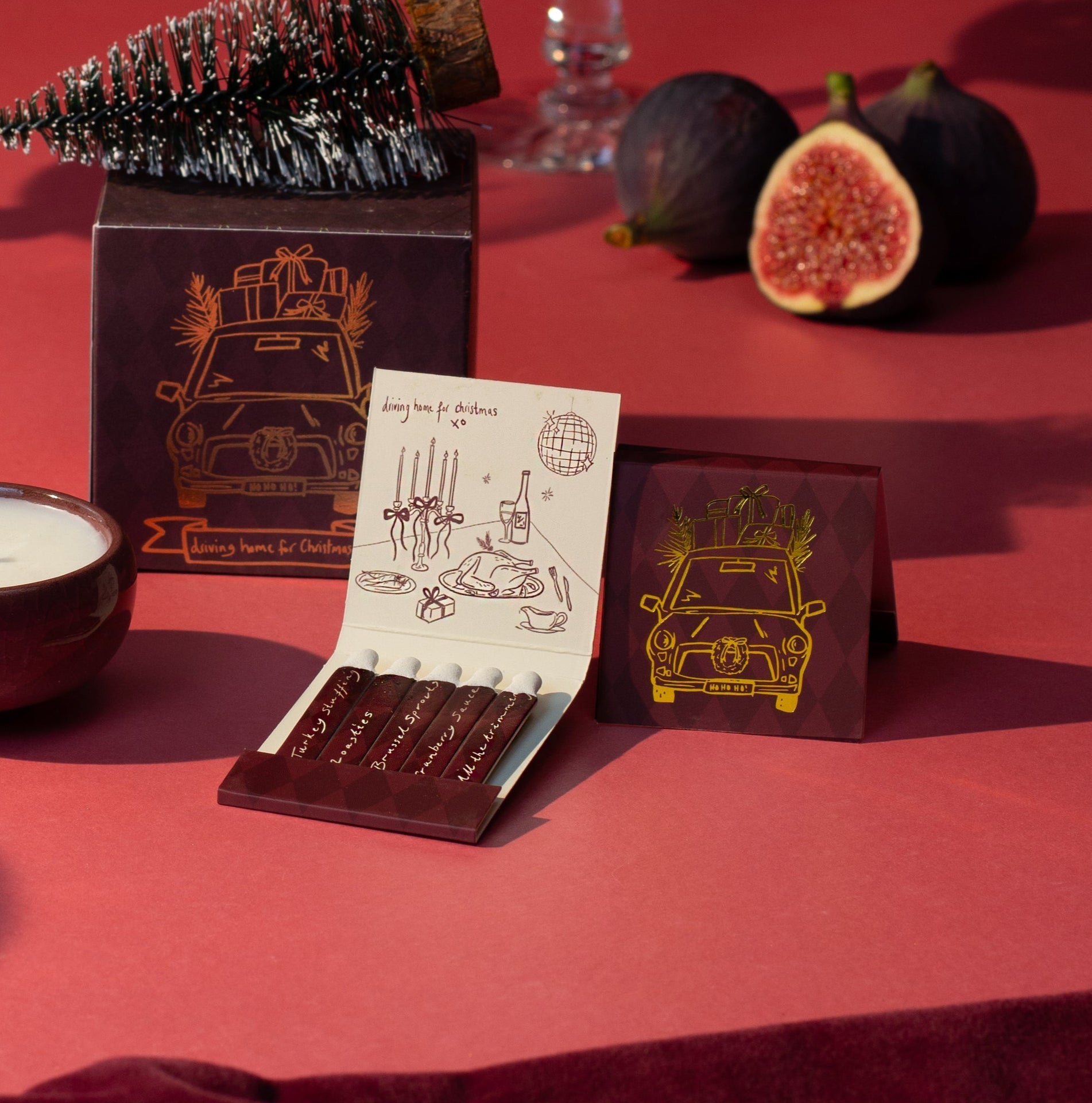 Driving Home for Christmas Matchbook