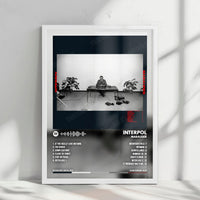 Interpol "Marauder" Album Cover Poster - with Complete Tracklist