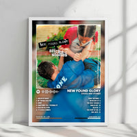 New Found Glory "Sticks And Stones" Album Cover Poster - with Complete Tracklist