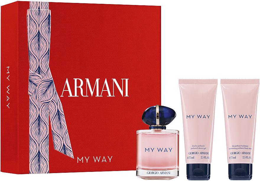 Giorgio Armani My Way 90ml EDP Gift Set 3 Pieces