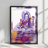 Portugal. The Man "In the Mountain in the Cloud" Album Cover Poster - with Complete Tracklist