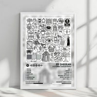 Ed Sheeran "Autumn Variations" Album Cover Poster - with Complete Tracklist