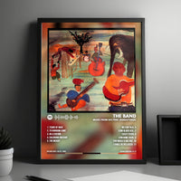 The Band "Music from Big Pink  " Album Cover Poster - with Complete Tracklist