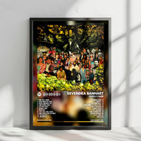 Devendra Banhart "Cripple Crow" Album Cover Poster - with Complete Tracklist