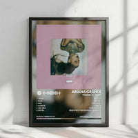 Ariana Grande "Thank U, Next" Album Cover Poster - with Complete Tracklist