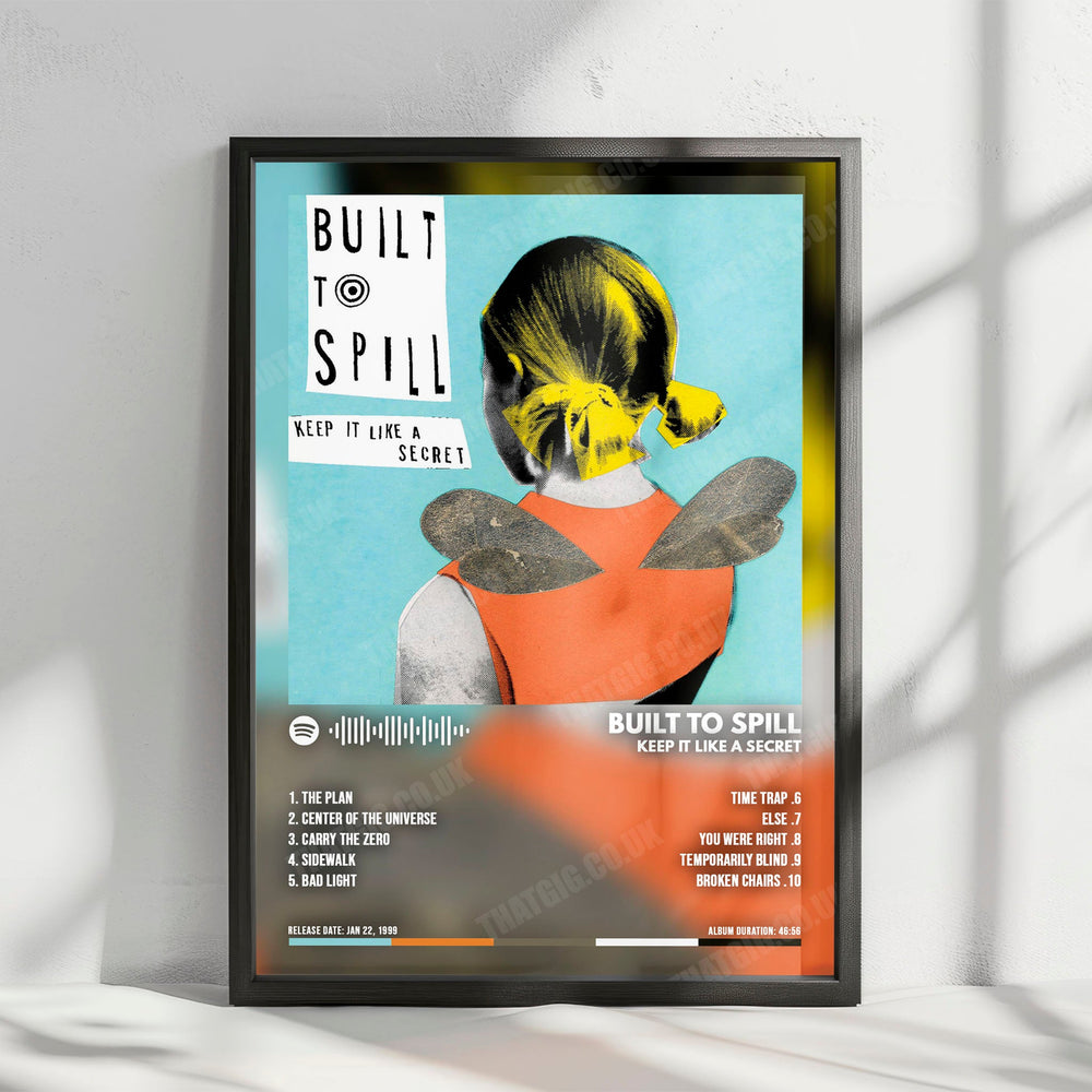Built To Spill "Keep It Like A Secret" Album Cover Poster - with Complete Tracklist