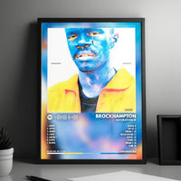 Brockhampton "Saturation Iii" Album Cover Poster - with Complete Tracklist