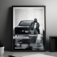 Kendrick Lamar "GNX" Album Cover Poster - with Complete Tracklist