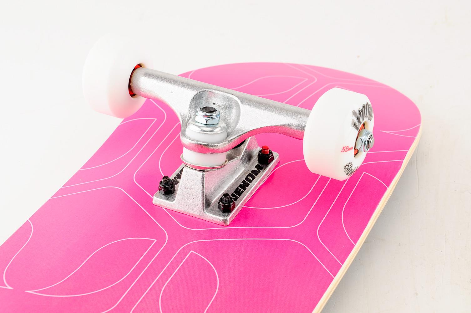 Venom Core Complete Skateboard - Outline Fade Pink - 7.75"