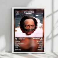 Thundercat "Drunk" Album Cover Poster - with Complete Tracklist