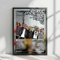 Local Natives "Gorilla Manor" Album Cover Poster - with Complete Tracklist