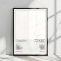 Beach House "Teen Dream" Album Cover Poster - with Complete Tracklist