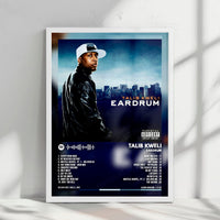 Talib Kweli "Eardrum" Album Cover Poster - with Complete Tracklist