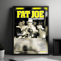 Fat Joe "Don Cartagena" Album Cover Poster - with Complete Tracklist