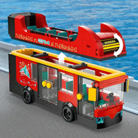 Lego City 60407 Red Double-Decker Sightseeing Bus Playset for Ages 7+