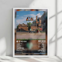 Big Sean "Detroit 2" Album Cover Poster - with Complete Tracklist