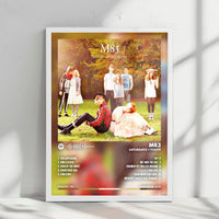 M83 "Saturdays = Youth" Album Cover Poster - with Complete Tracklist