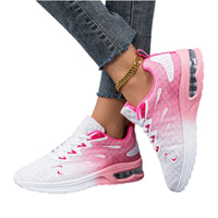 Women's Breathable Mesh Running Cushioned Sneakers