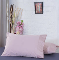 Ackly Bamboo Blush Pink Luxury Pillowcases - Pair of Silky Soft Bedding Essentials