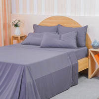 Ackly Bamboo Charcoal Luxury Flat Sheet - Sumptuous Softness & Modern Elegance