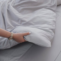 Ackly Bamboo Dove Grey Luxury Duvet Cover