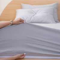 Ackly Bamboo Dove Grey Fitted Sheet – Luxurious Comfort for Your Bedroom