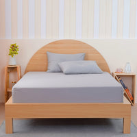 Ackly Bamboo Dove Grey Fitted Sheet – Luxurious Comfort for Your Bedroom