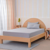 Ackly Bamboo Dove Grey Fitted Sheet – Luxurious Comfort for Your Bedroom