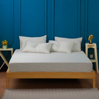 Ackly Bamboo Sage Green Checkerboard Fitted Sheet – Luxurious Comfort for Your Bedroom