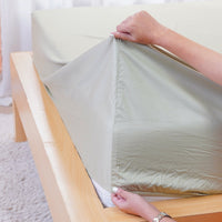 Ackly Bamboo Sage Green Luxury Fitted Sheet
