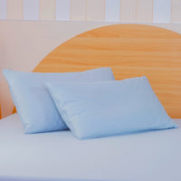 Ackly Bamboo Sky Blue Luxury Pillowcases - Serene Comfort & Elegance Pair